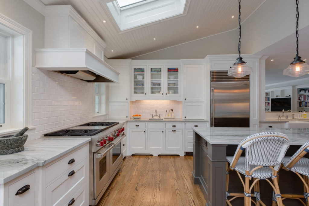 Expanded kitchen addition Bedford NH