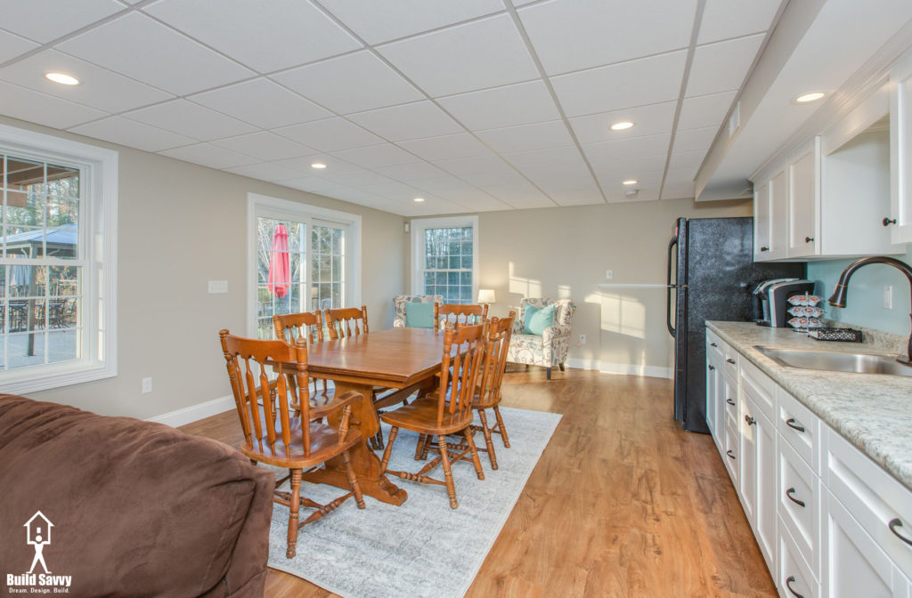 Finished Basement Remodeling Project Gallery in Bedford, NH