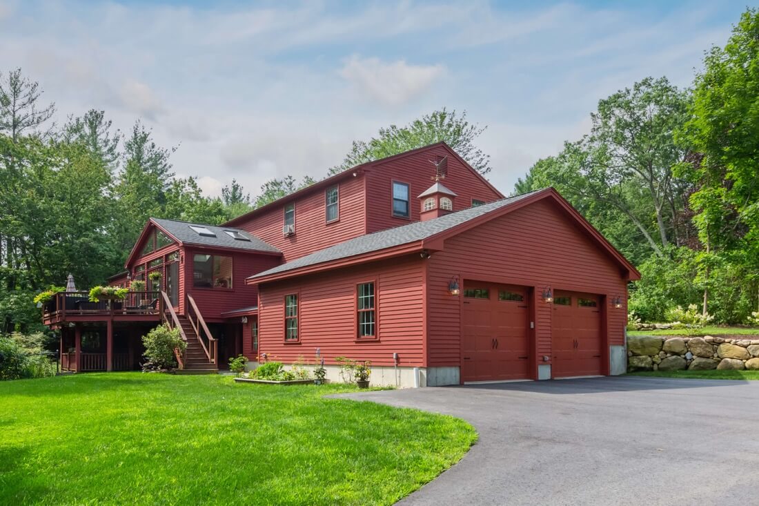 Garage addition in Auburn NH finished by Build Savvy
