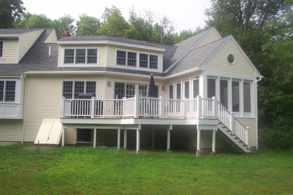 outside view of home addition project