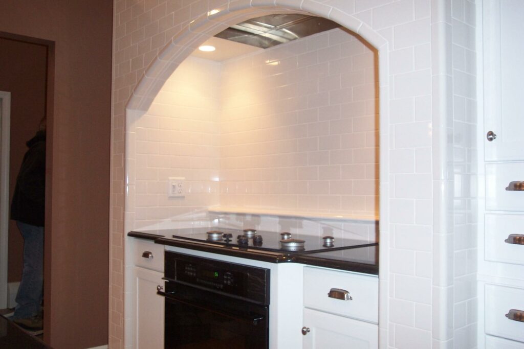 kitchen shot of home addition project