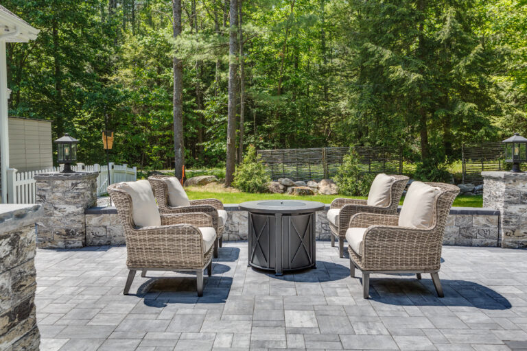 outdoor patio for Bow NH project