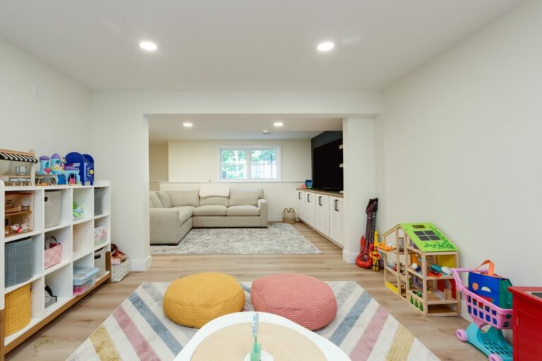 interior photos of bedford nh basement remodel