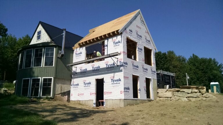 home addition progress photo